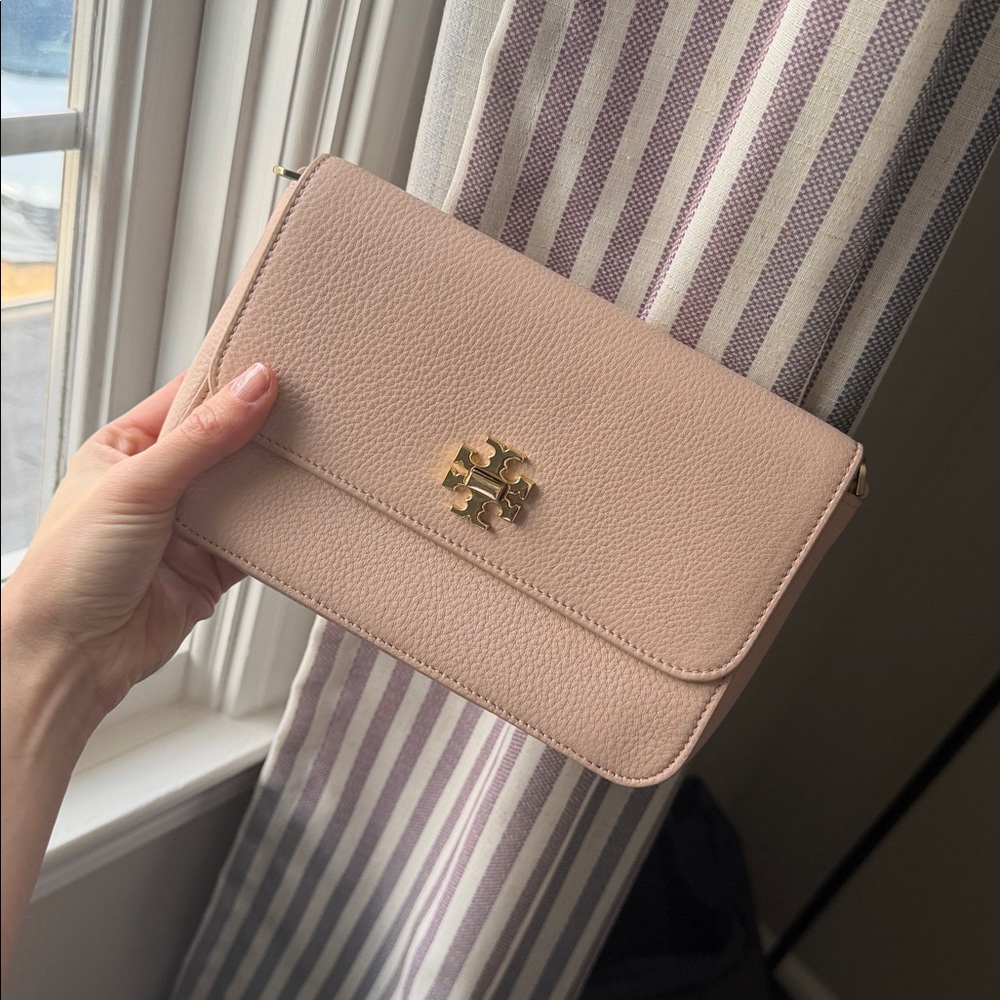 Tory Burch Light Pink Nude Crossbody Bag